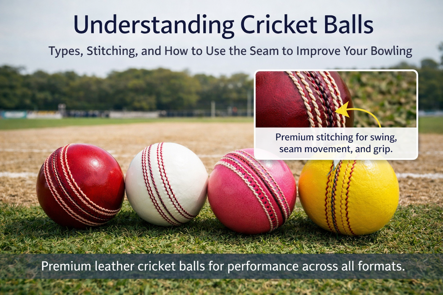Understanding Cricket Balls: Types, Stitching, and How to Use the Seam to Improve Your Bowling